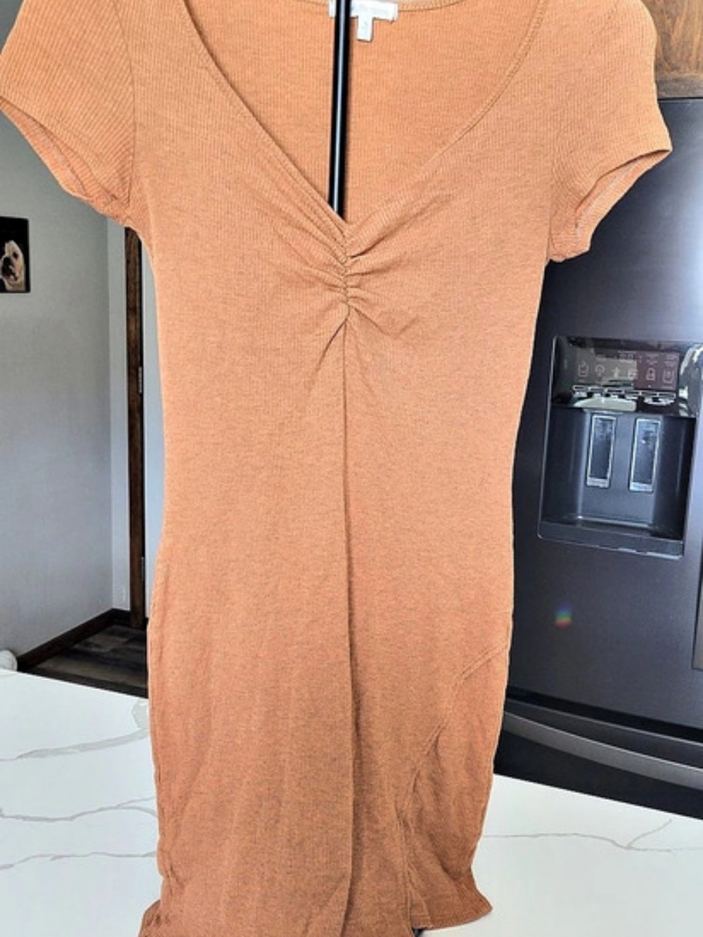 Charlotte Russe Mini Dress in Brown Size Small